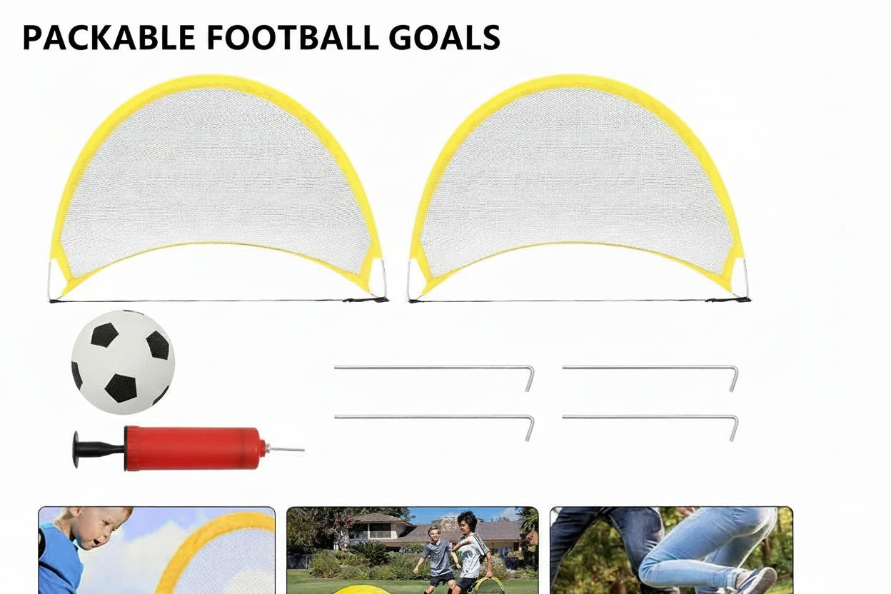 Pop-Up Soccer Training Goals (2 pack)