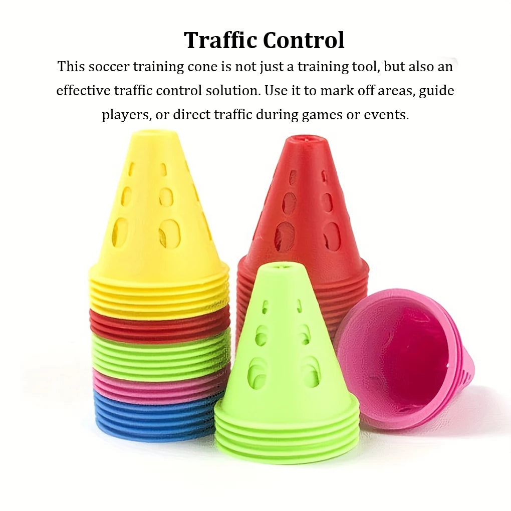 Stackable Soccer Training Cones (10 pcs)