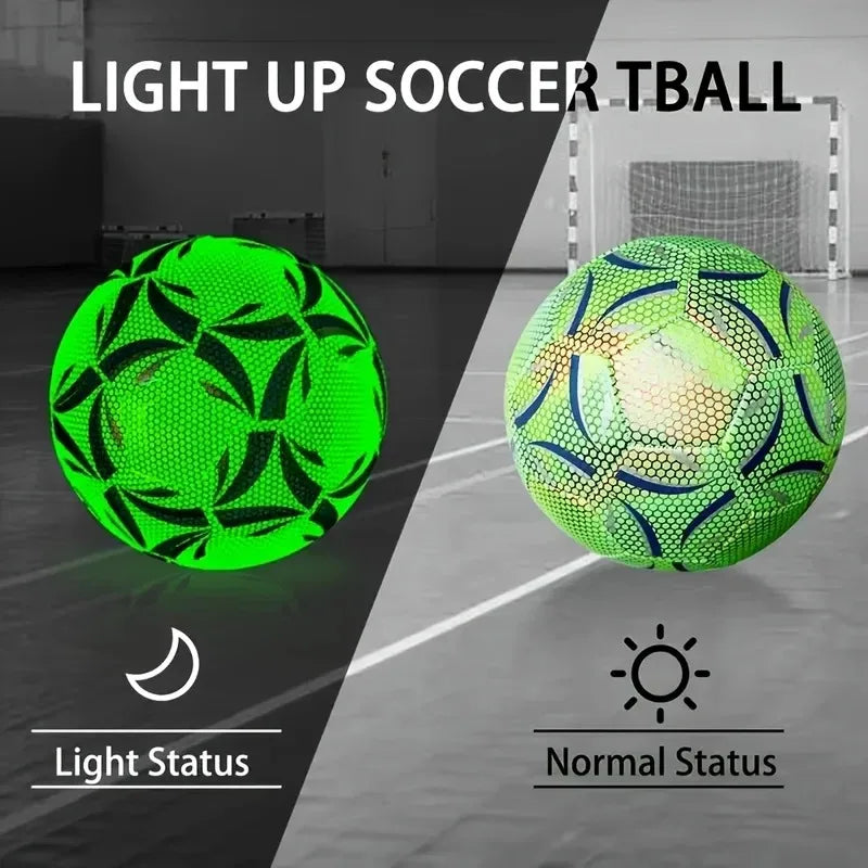 Pro Glow-In-The-Dark Soccer Ball