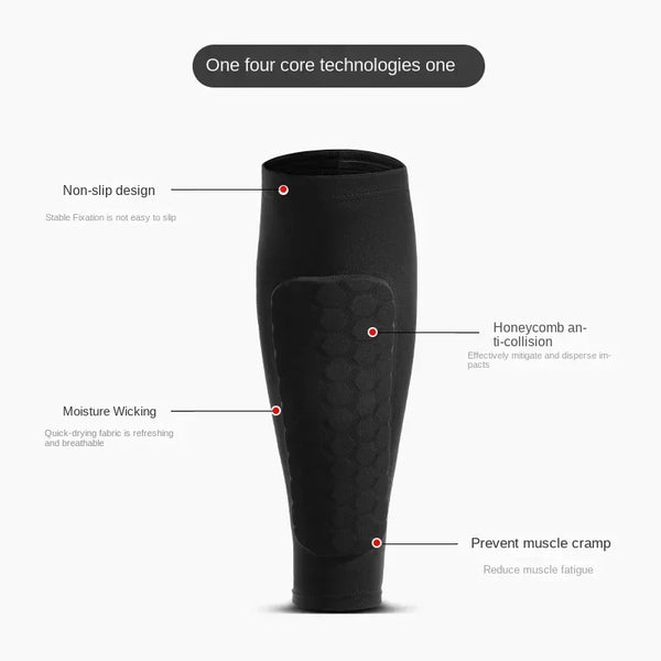 Honeycomb Soccer Shin Guard Sleeves