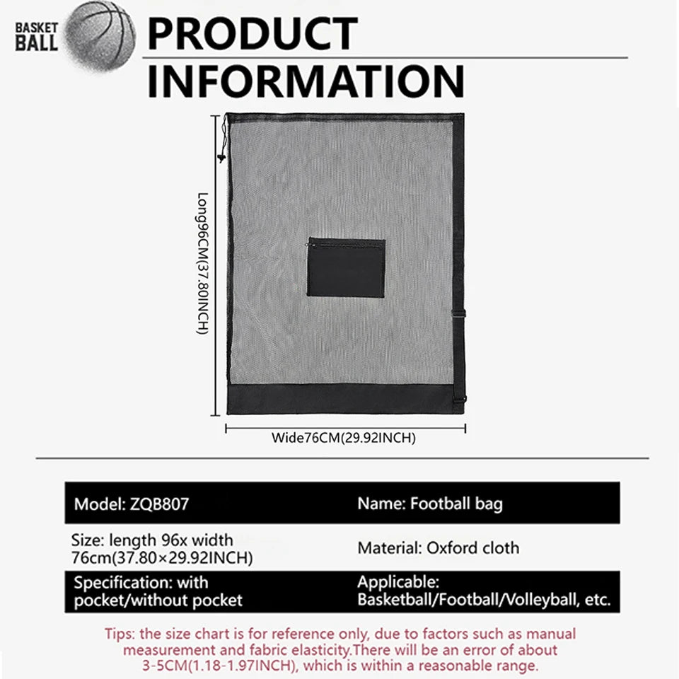 Dual Ball Carry Mesh Pouch